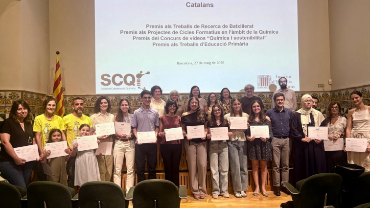 L’Escola José Echegaray de Martorell, premiada per la Societat Catalana de Química